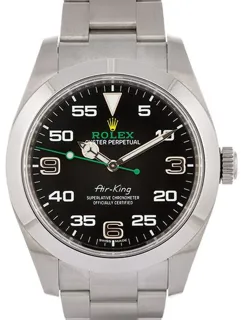 Rolex Air King 116900 40mm Stainless steel Black