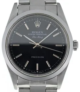 Rolex Air King 14000 34mm Stainless steel Black