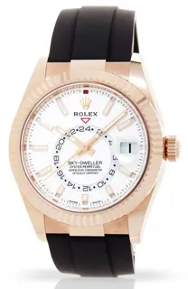 Rolex Sky-Dweller 326235 42mm Rose gold White