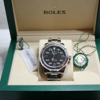 Rolex Air King 116900 40mm Stainless steel Black