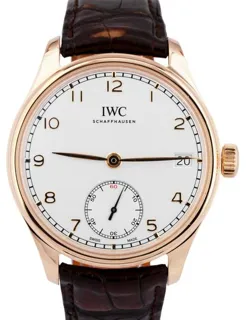 IWC Portugieser IW510204 43mm Red gold Silver