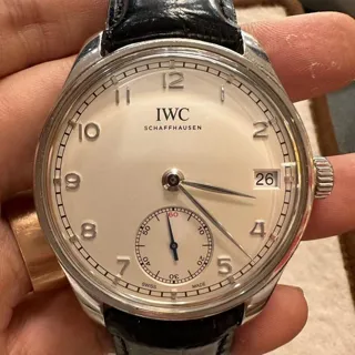 IWC Portugieser IW510203 43mm Stainless steel White