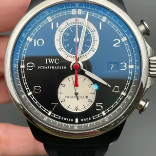 IWC Portugieser IW390208 Stainless steel Black