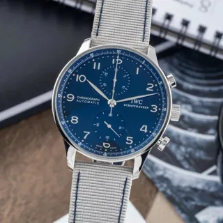 IWC Portugieser IW371491 41mm Stainless steel Blue