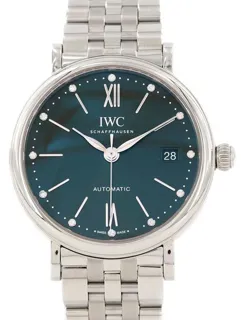 IWC Portofino IW4586-02 Stainless steel Green