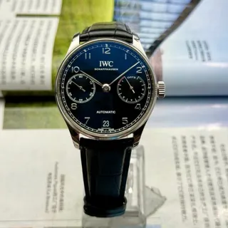 IWC Portugieser IW500703 Stainless steel Black