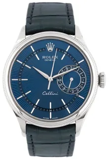 Rolex Cellini 50519 39mm White gold Blue