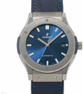 Hublot Classic Fusion 511.NX.7170.LR 46mm Titanium Blue