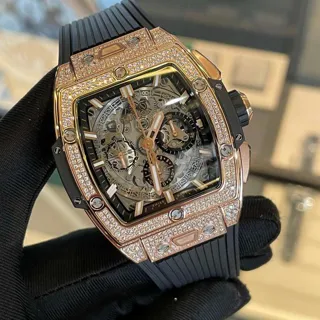 Hublot Spirit of Big Bang 642.OX.0180.RX.1704 42mm Rose gold Skeletonized