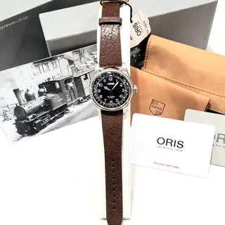 Oris Big Crown 0175477854084-SET 40mm Stainless steel Black