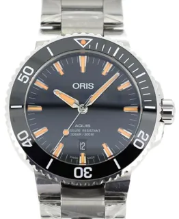 Oris Aquis Date 01 733 7730 4159 43.5mm Black