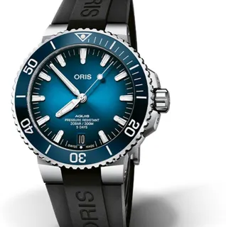 Oris Aquis 01 400 7763 4135-07 4 24 74EB 43.5mm Stainless steel Blue