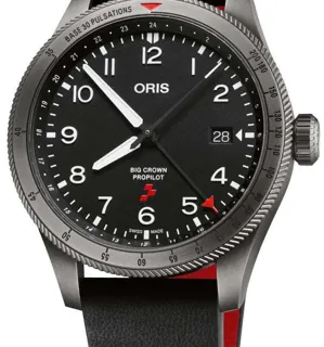 Oris ProPilot 01 798 7773 4284 HB-ZQN-Set 42mm Stainless steel Black