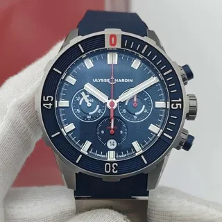 Ulysse Nardin Diver Chronograph 1503-170-3/92 44mm Titanium Black