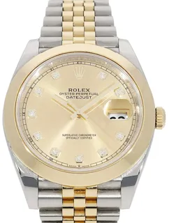 Rolex Datejust 41 126303 Yellow gold and Stainless steel Golden