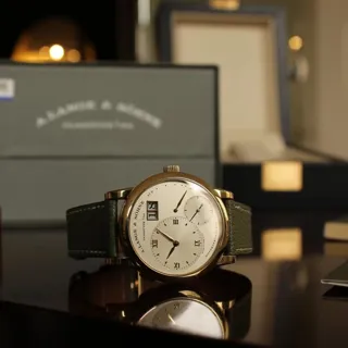 A. Lange & Söhne Lange 1 101.021 38.5mm Yellow gold Silver