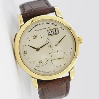 A. Lange & Söhne Lange 1 101.021 38.5mm Yellow gold Silver