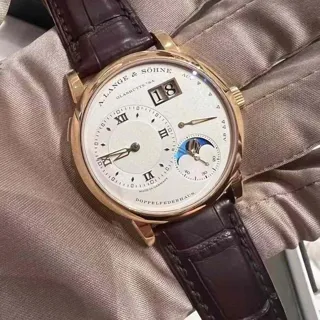 A. Lange & Söhne Lange 1 192.032 38.5mm Rose gold Silver