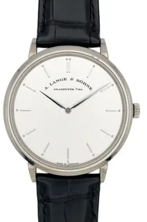 A. Lange & Söhne Saxonia 211.026 40mm White gold Silver