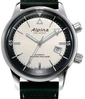 Alpina Seastrong AL-525S4H6 42mm Stainless steel Beige