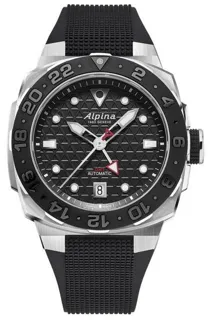 Alpina Seastrong AL-560B3VE6 39mm Stainless steel Black