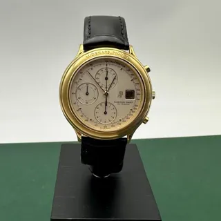 Audemars Piguet Huitième Chronograph 25644 40mm Yellow gold White