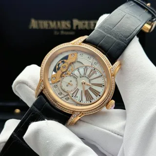 Audemars Piguet Millenary 77247OR.ZZ.A812CR.01 39.5mm Rose gold White