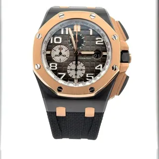 Audemars Piguet Royal Oak Offshore 26405NR.OO.A002CA.01 44mm Rose gold and Black ceramic Gray