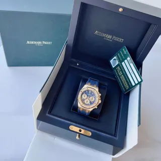 Audemars Piguet Royal Oak Offshore Lady 26231BA.ZZ.D027CA.01 ( OAK ) 37mm Yellow gold Blue