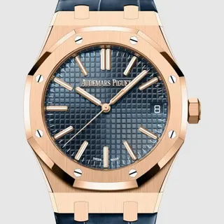 Audemars Piguet Royal Oak Selfwinding 15510OR.OO.D315CR.02 ( OAK  ) 41mm Rose gold Blue