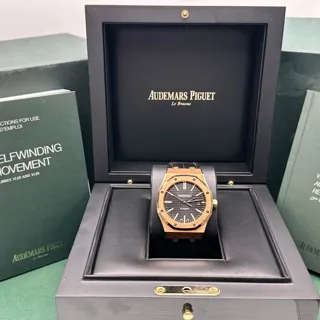 Audemars Piguet Royal Oak Selfwinding 15400OR.OO.D002CR.01 ( OAK  ) 41mm Rose gold Black