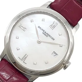 Baume & Mercier Classima MOA10325 31mm Stainless steel White