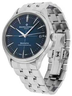 Baume & Mercier Clifton M0A10468 40mm Stainless steel Blue