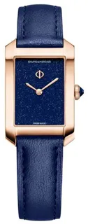 Baume & Mercier Hampton M0A10674 35mm Rose gold Blue