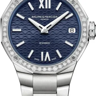 Baume & Mercier Riviera M0A10765 33mm Stainless steel Blue