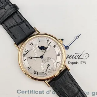 Breguet Classique 3130 36mm Yellow gold Silver