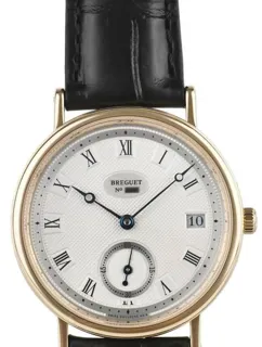 Breguet Classique 5920ba/15/984 34mm Yellow gold Silver