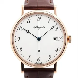 Breguet Classique 5177BR/29/9V6 PG 38mm White