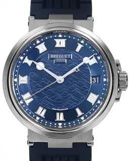 Breguet Marine 5517BB/Y2/5ZU 40mm White gold Blue