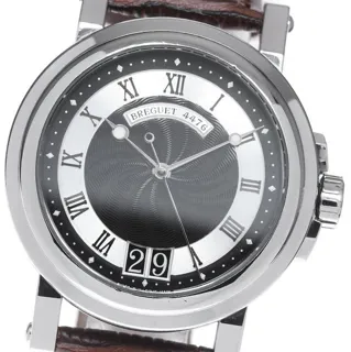 Breguet Marine 5817 40mm Stainless steel Black