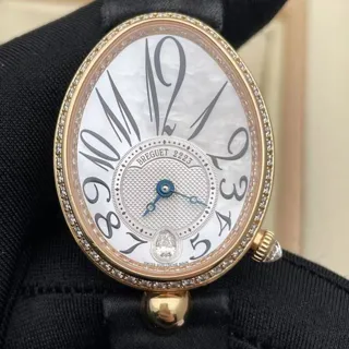 Breguet Reine de Naples 8918br/58/864.d00d 36.5mm Rose gold White