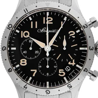 Breguet Type XX - XXI - XXII 2067ST/92/SW0 42mm Stainless steel Black