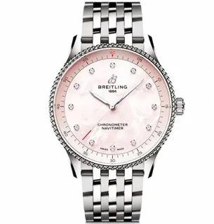 Breitling Navitimer A77320D91K1A1 32mm Stainless steel Pink