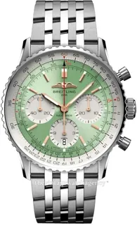 Breitling Navitimer AB0139211L1A1 41mm Stainless steel Green