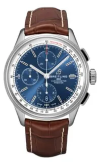 Breitling Premier A13315351C1P2 42mm Stainless steel Blue