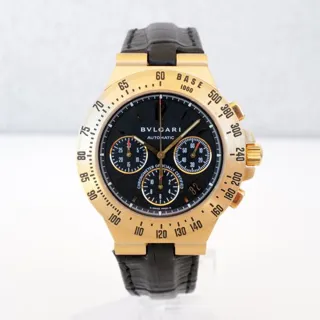 Bulgari Diagono CH40GTA 40mm Yellow gold Black