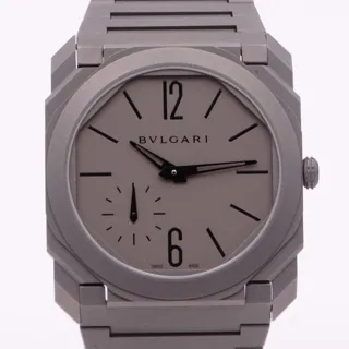 Bulgari Octo 102713 BGO40C14TTXTAUTO 40mm Titanium Gray