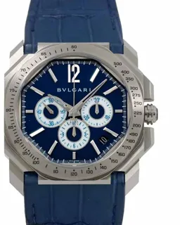 Bulgari Octo BGO 41 S CH 41.5mm Stainless steel Blue