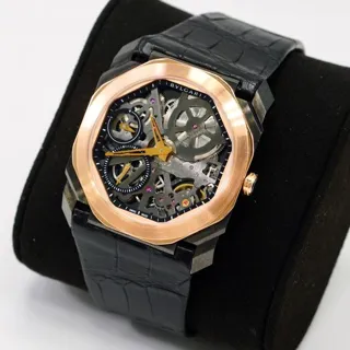 Bulgari Octo 102469BGO40BSPGLXTSK 40mm Rose gold Skeletonized