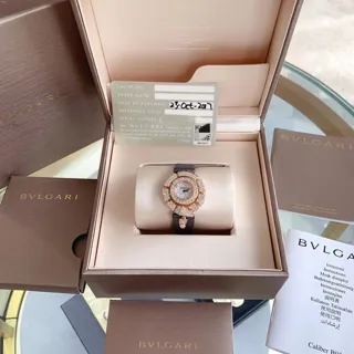 Bulgari Serpenti 102676 30mm Rose gold Silver